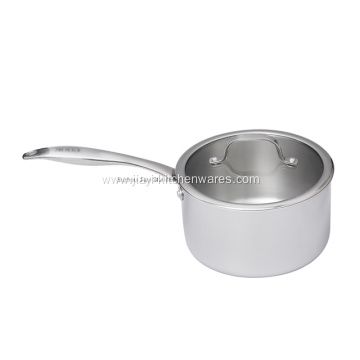 Non-Stick Texture 2.5mm Tri-Ply Stainless Steel Frypan